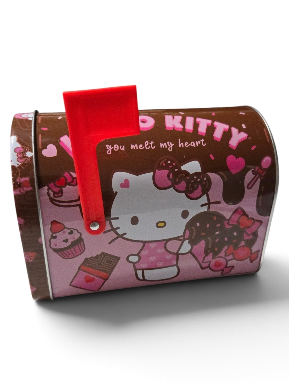 Hello Kitty Pink, Brown & Red Mailbox